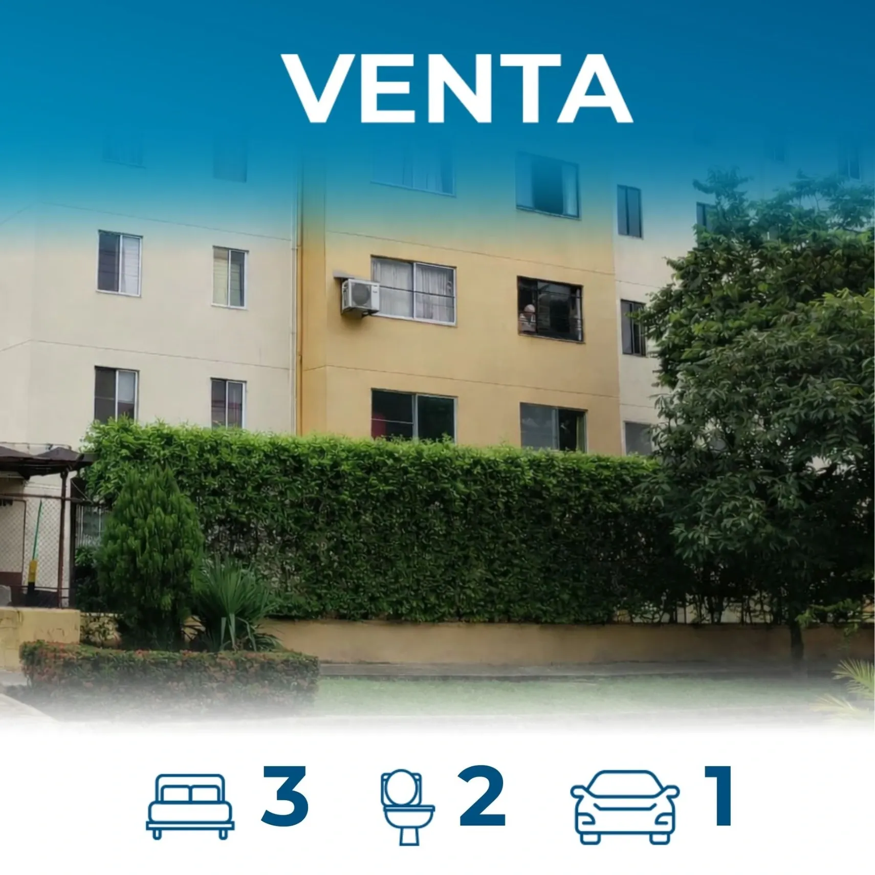 Venta de apartamento al sur de Cali, Barrio Departamental| $230.000.000