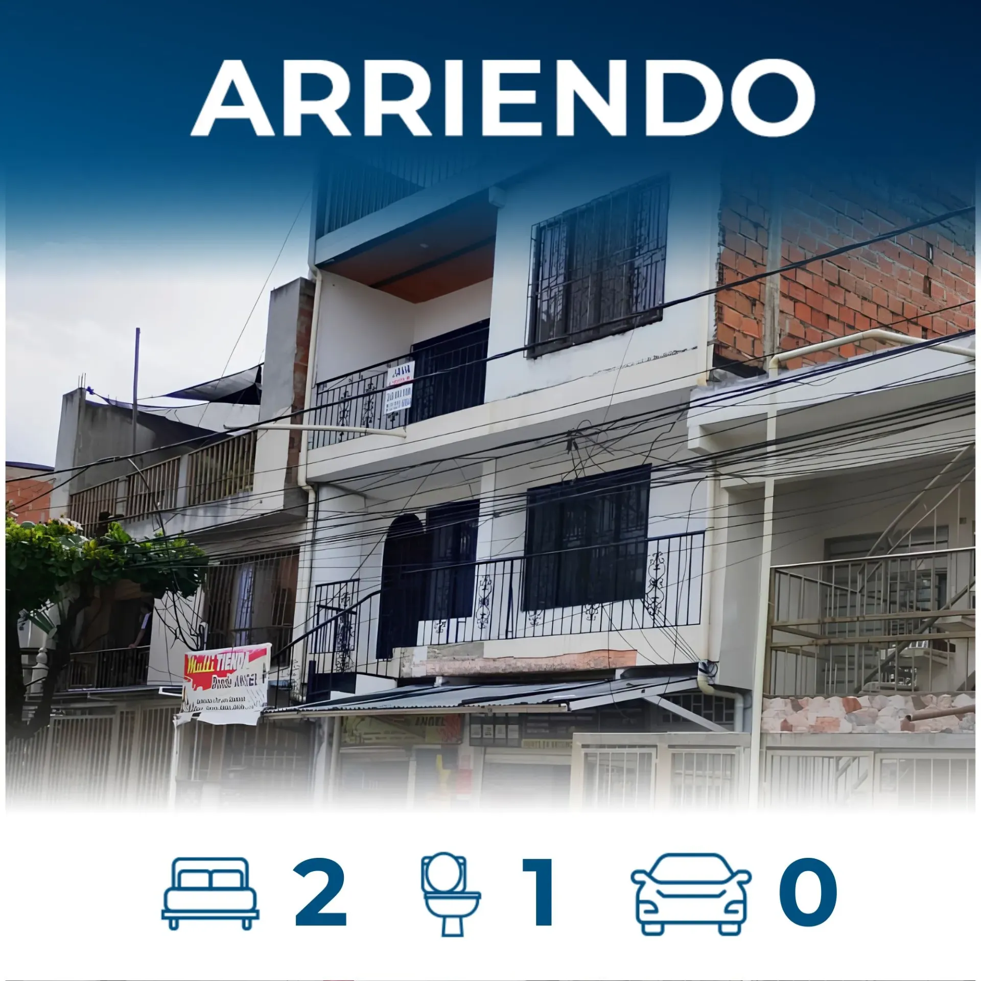 Apartamento en arriendo tercer piso en el suroriente de Cali, Barrio Lleras Restrepo| $570.000
