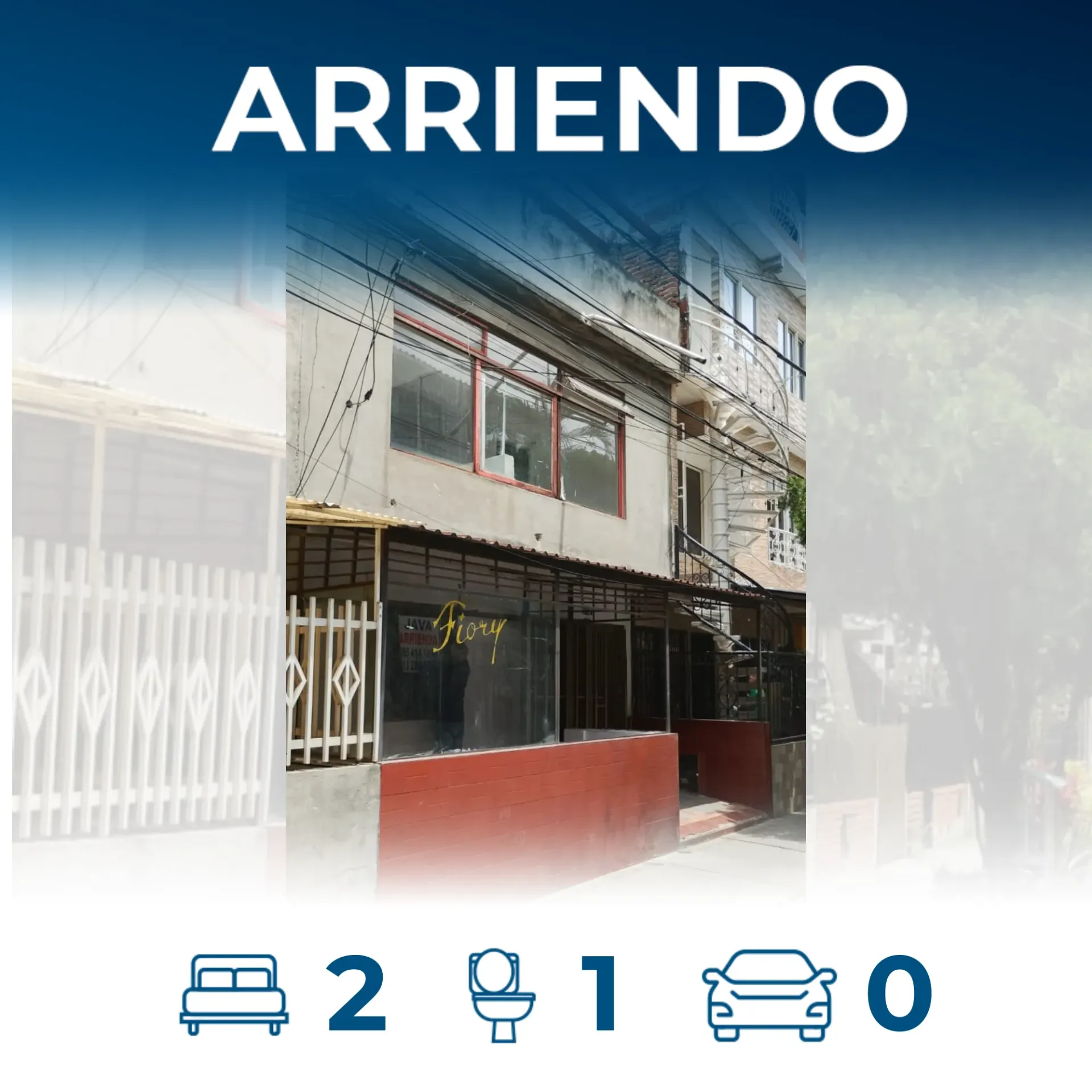 Apartamento segundo piso en arriendo en el norte de Cali, Barrio Lares de Comfenalco | $800.000